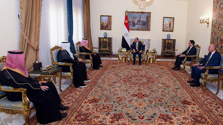 الرئيس عبد الفتاح السيسي يستقبل وزير الثقافة بالمملكة العربية السعودية