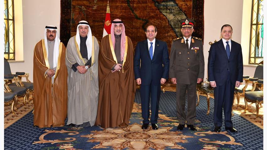 الرئيس السيسي يستقبل وزير الدفاع والداخلية الكويتي - جريدة الوطن اليوم