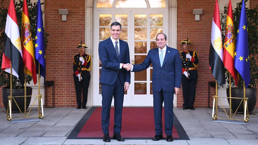 Le Président Al-Sissi rencontre le Premier Ministre espagnol à Madrid
