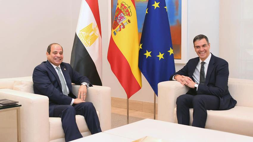 Le Président Al-Sissi rencontre le Premier Ministre espagnol à Madrid