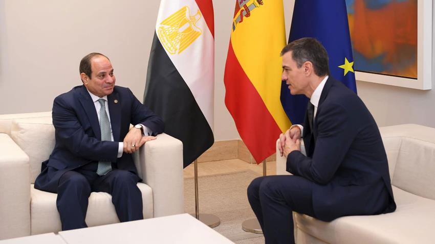 Le Président Al-Sissi rencontre le Premier Ministre espagnol à Madrid