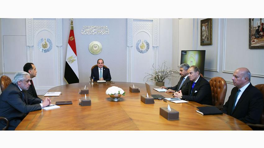 السيد الرئيس يتابع الترتيبات والنواحي التنظيمية المتعلقة بافتتاح المتحف المصري الكبير في يوليو ٢٠٢٥