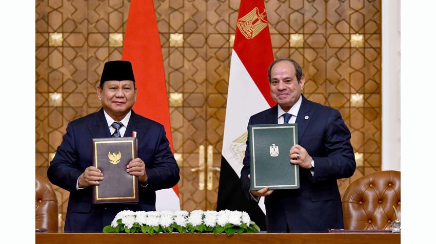 Le Président Al-Sissi tient des pourparlers avec le président d'Indonésie