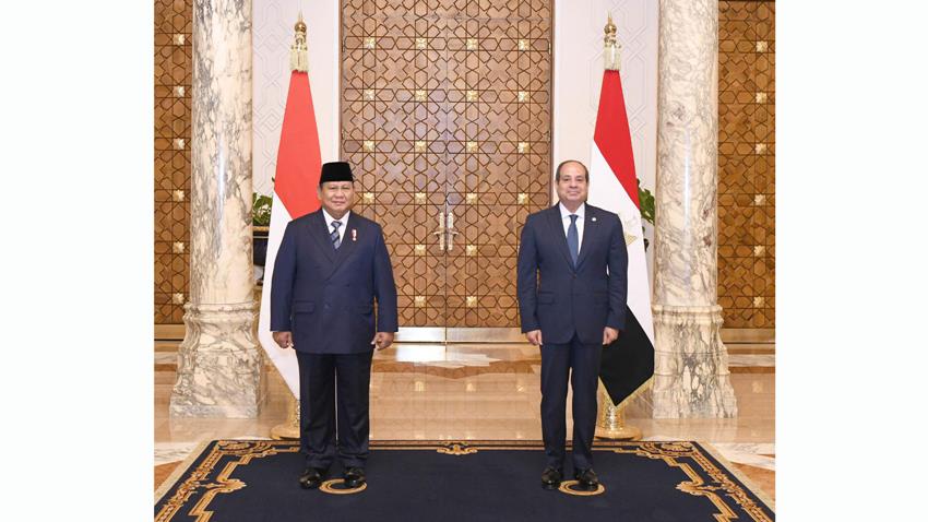 Le Président Al-Sissi tient des pourparlers avec le président d'Indonésie