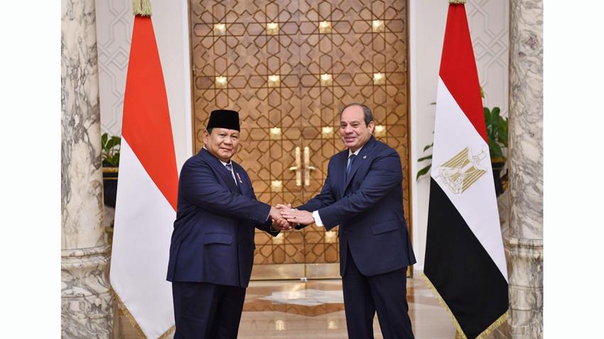 Le Président Al-Sissi tient des pourparlers avec le président d'Indonésie