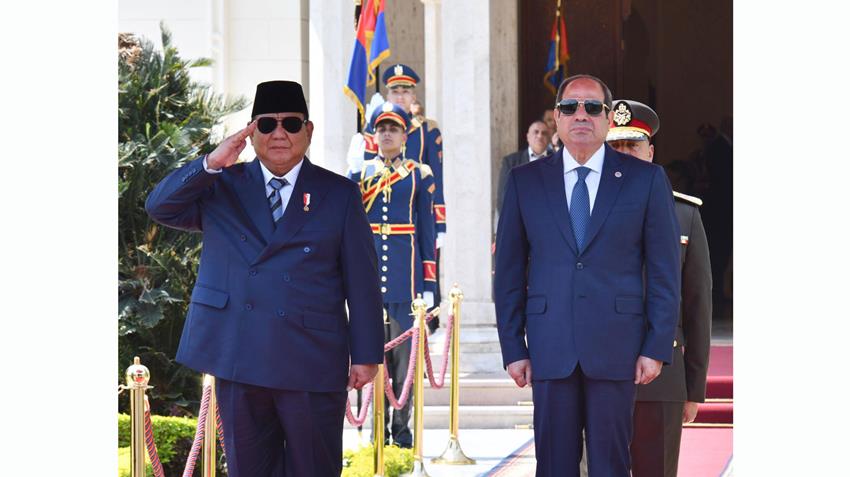 Le Président Al-Sissi tient des pourparlers avec le président d'Indonésie