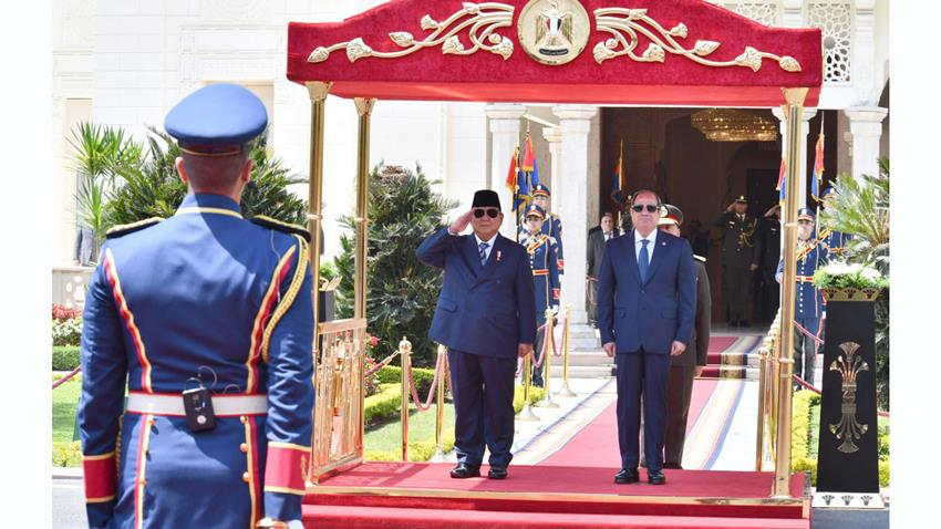 Le Président Al-Sissi tient des pourparlers avec le président d'Indonésie