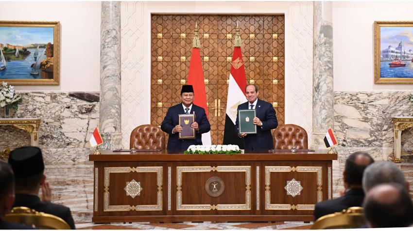 President El-Sisi Holds Talks with Indonesian President