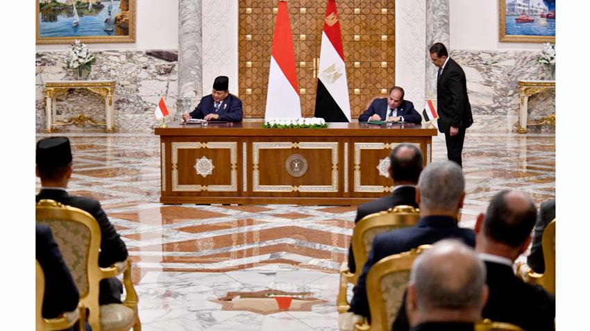 President El-Sisi Holds Talks with Indonesian President