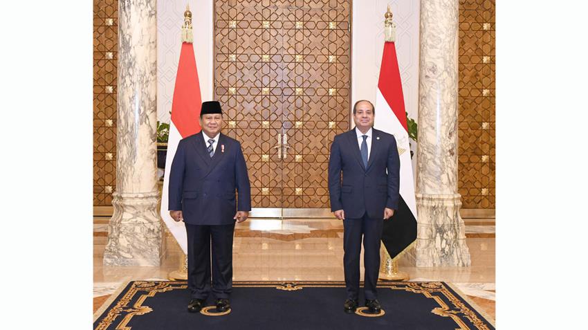 President El-Sisi Holds Talks with Indonesian President