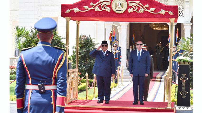President El-Sisi Holds Talks with Indonesian President