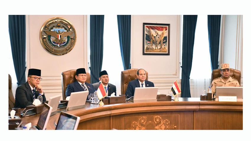 President El-Sisi Holds Talks with Indonesian President