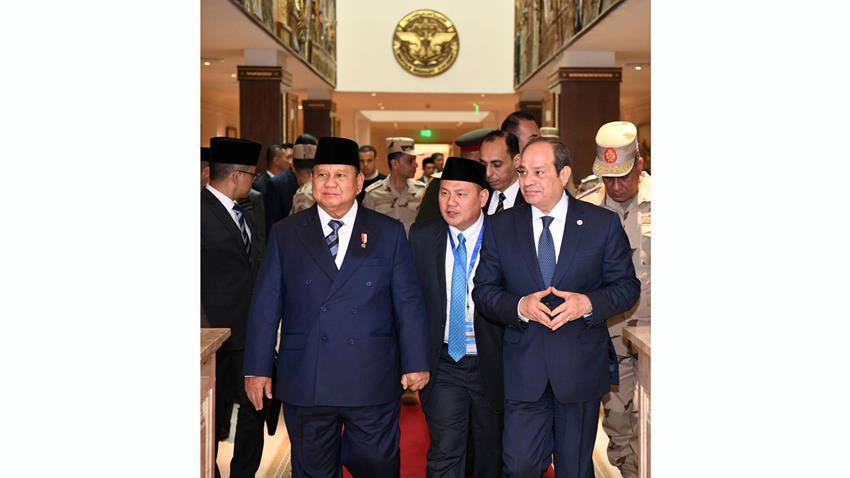 President El-Sisi Holds Talks with Indonesian President