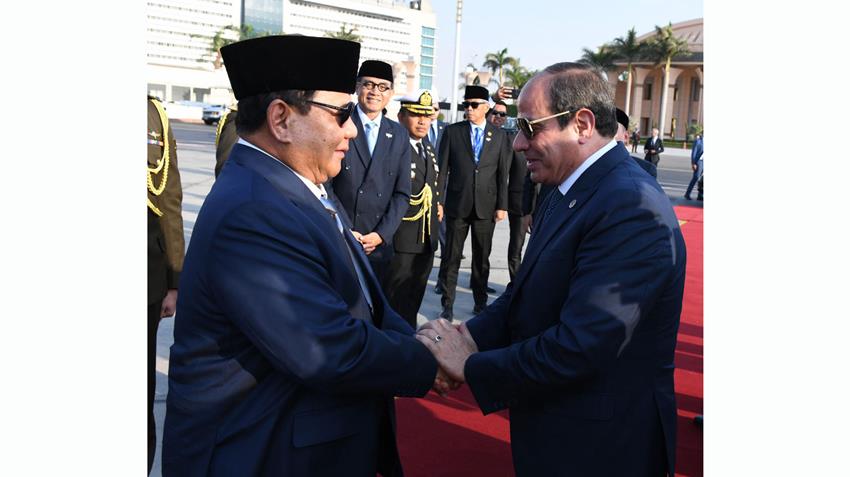 Le Président Al-Sissi tient des pourparlers avec le président d'Indonésie