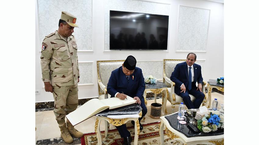 Le Président Al-Sissi tient des pourparlers avec le président d'Indonésie