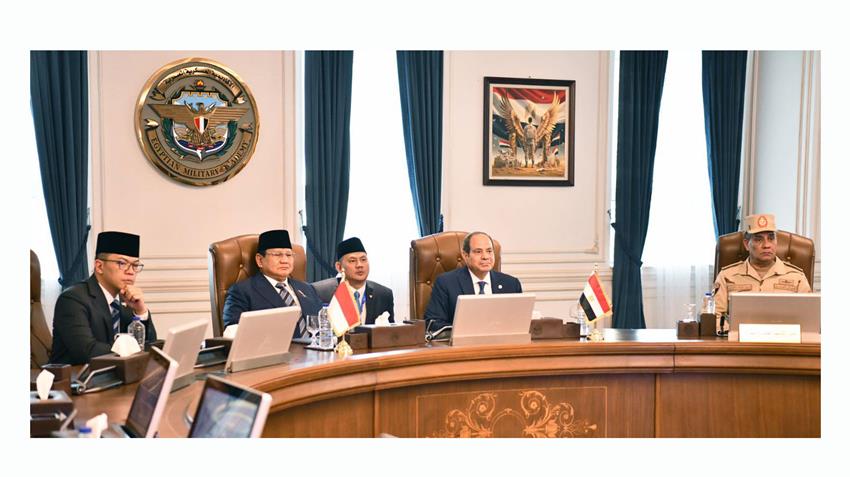 Le Président Al-Sissi tient des pourparlers avec le président d'Indonésie