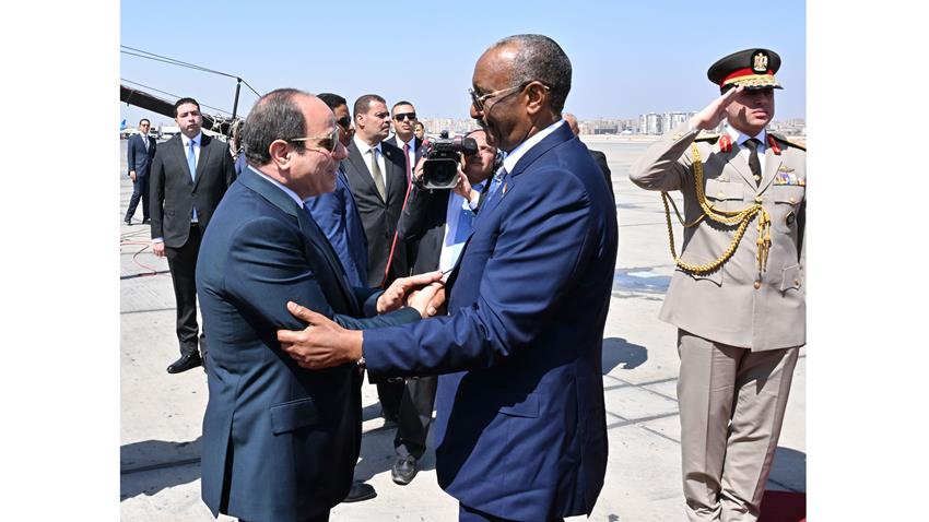 Le Président Al-Sissi reçoit le président du Conseil de souveraineté soudanais