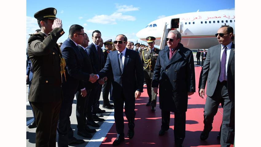 Le Président Al-Sissi arrive à Moscou pour participer à la célébration du Jour de la Victoire