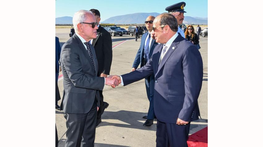 Le Président Al-Sissi quitte la République hellénique, se dirigeant à Moscou