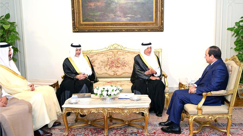 استقبل الرئيس عبد الفتاح السيسي سمو الأمير خالد الفيصل بن عبد العزيز آل سعود