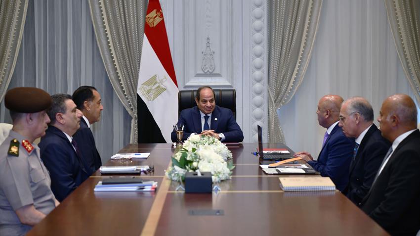 الرئيس عبد الفتاح السيسي يطّلع على مستجدات إنشاء وتحديث وتشغيل وإدارة الموانئ على مستوى الجمهورية