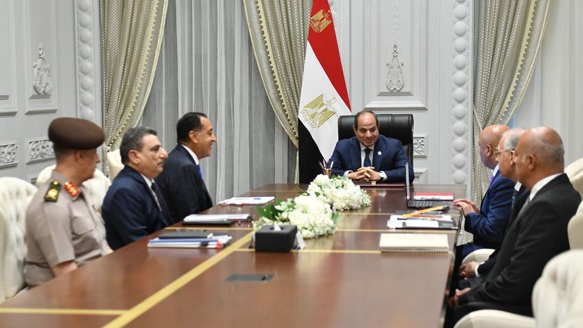 الرئيس عبد الفتاح السيسي يطّلع على مستجدات إنشاء وتحديث وتشغيل وإدارة الموانئ على مستوى الجمهورية