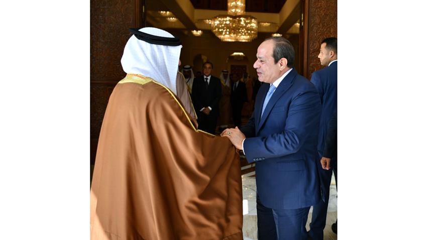 Le Président Al-Sissi reçoit le Prince héritier du Royaume de Bahreïn
