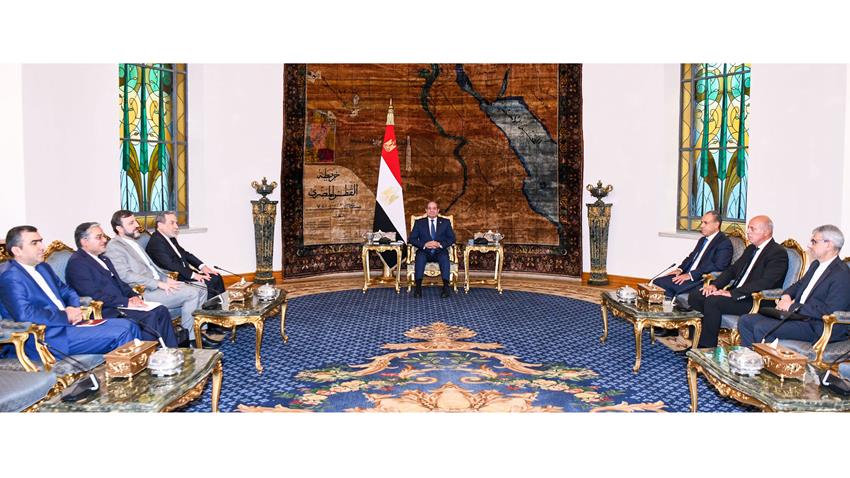 السيد الرئيس يستقبل وزير خارجية جمهورية إيران الإسلامية ومدير عام الوكالة الدولية للطاقة الذرية