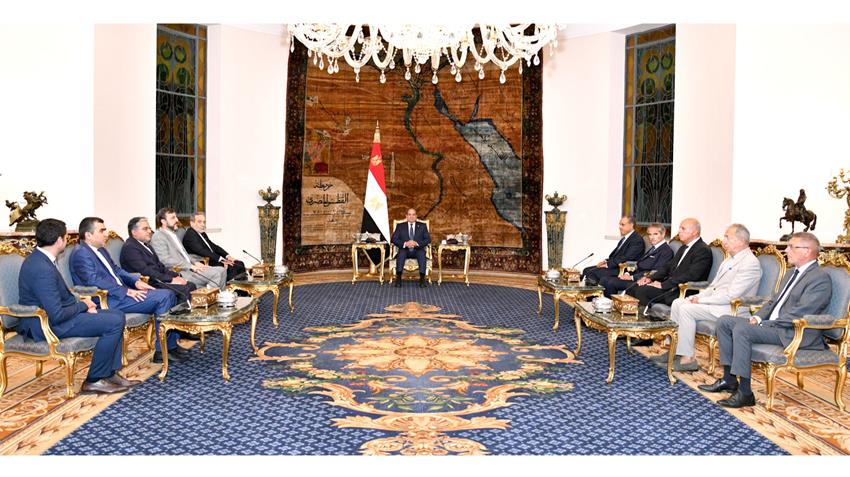 السيد الرئيس يستقبل وزير خارجية جمهورية إيران الإسلامية ومدير عام الوكالة الدولية للطاقة الذرية