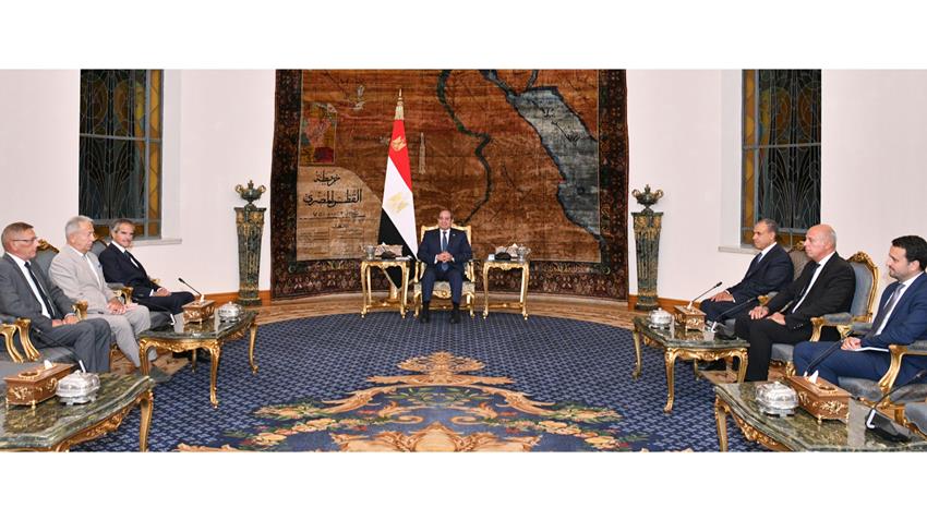 السيد الرئيس يستقبل وزير خارجية جمهورية إيران الإسلامية ومدير عام الوكالة الدولية للطاقة الذرية