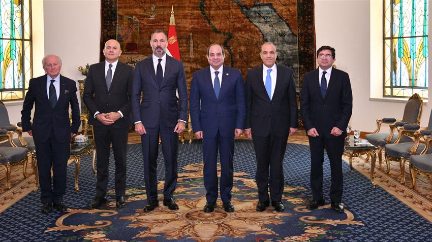 الرئيس عبد الفتاح السيسي يستقبل رئيس شبكة الآغا خان للتنمية