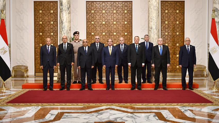 الرئيس عبد الفتاح السيسي يجتمع مع أعضاء المجلس الأعلى للجهات والهيئات القضائية