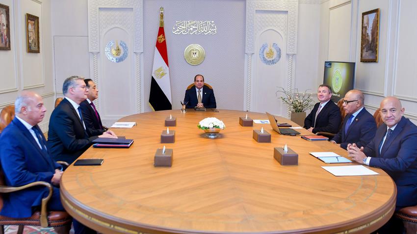 الرئيس عبد الفتاح السيسي يستقبل نائب رئيس شركة “إكسون موبيل” العالمية لشؤون الاستكشاف