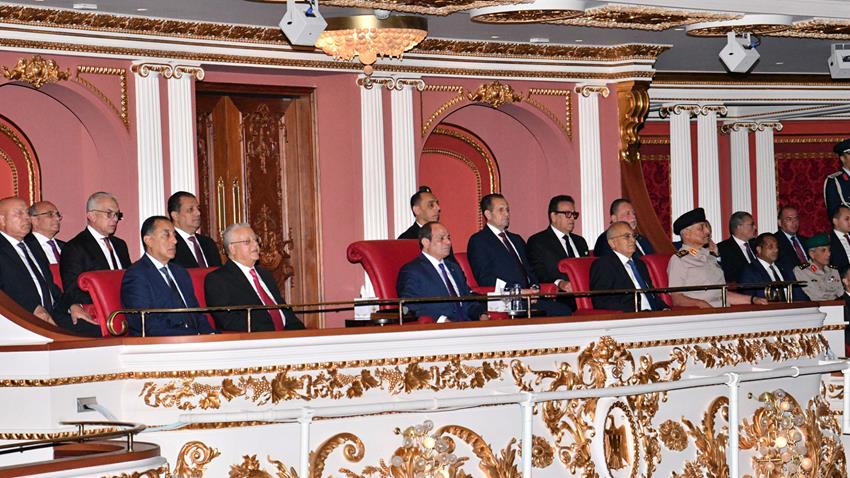 President El-Sisi Attends the Nation of Peace Celebration