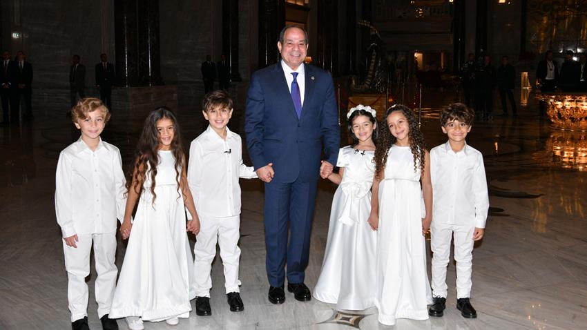 الرئيس عبد الفتاح السيسي يشهد الاحتفالية الوطنية الكبرى "وطن السلام"