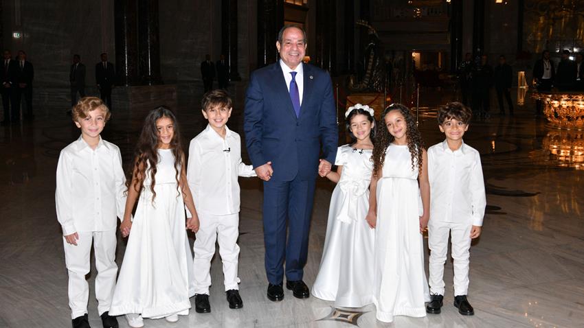 President El-Sisi Attends the Nation of Peace Celebration