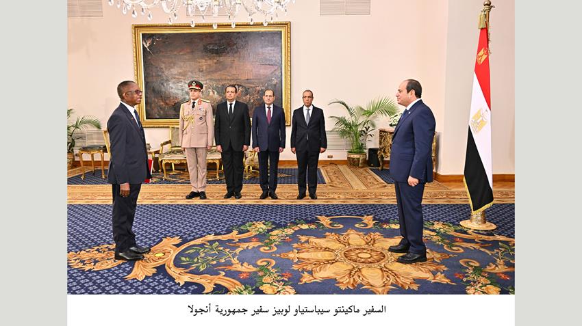 President El-Sisi Receives Credentials of 23 New Ambassadors