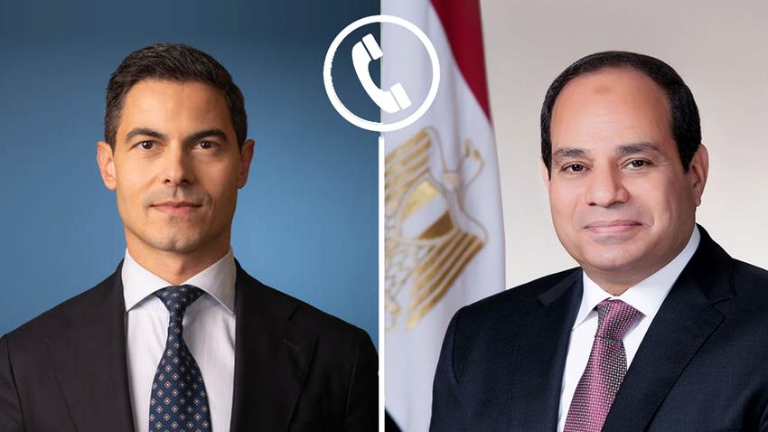 الرئيس عبد الفتاح السيسي يتلقى اتصالًا هاتفيًا من رئيس الوزراء الهولندي