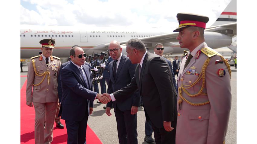 الرئيس عبد الفتاح السيسي يصل إلى العاصمة الكينية نيروبي للمشاركة في أعمال قمة أفريقيا - فرنسا