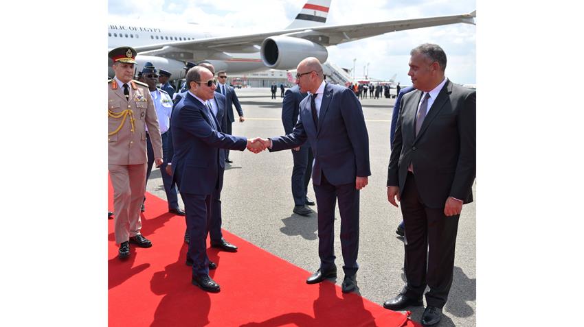 Le Président Al-Sissi arrive au Kenya pour participer aux travaux du Sommet "Africa Forward"