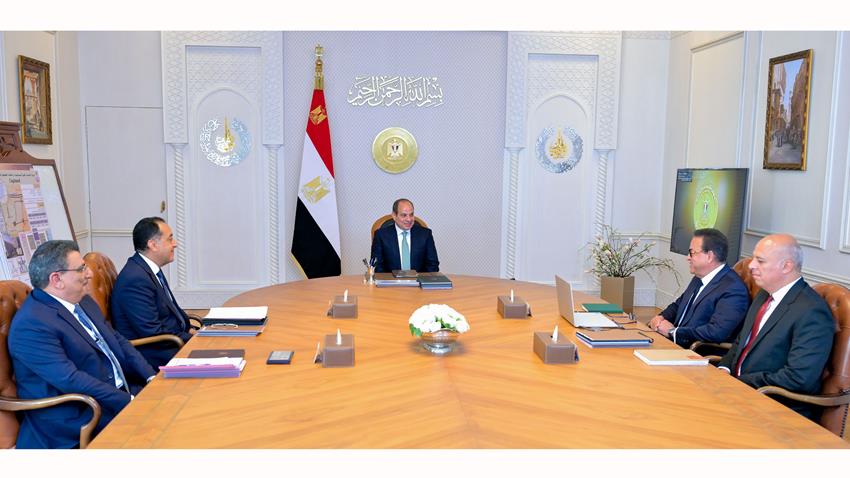 الرئيس عبد الفتاح السيسي يتابع الموقف التنفيذي الحالي لمنظومة التأمين الصحي الشامل