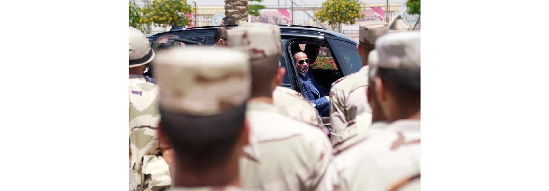 الرئيس عبد الفتاح السيسي يتفقد مقر القيادة الاستراتيجية بالعاصمة الجديدة