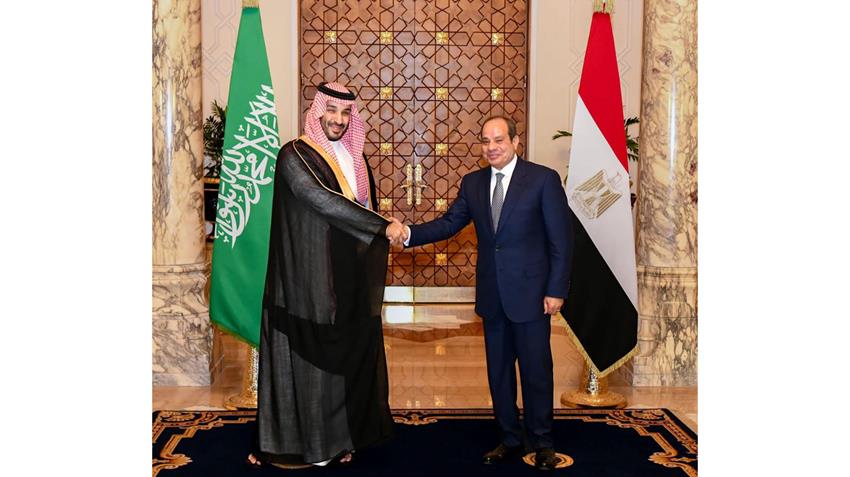 President El-Sisi Meets KSA Crown Prince HRH Prince Mohammed bin Salman