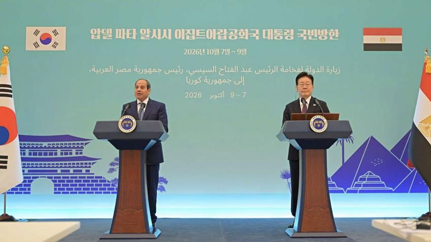 Le Président Al-Sissi rencontre le Président Lee Jae Myung au siège de la Présidence coréenne