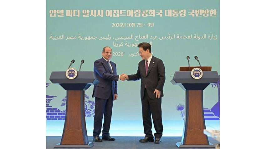 Le Président Al-Sissi rencontre le Président Lee Jae Myung au siège de la Présidence coréenne