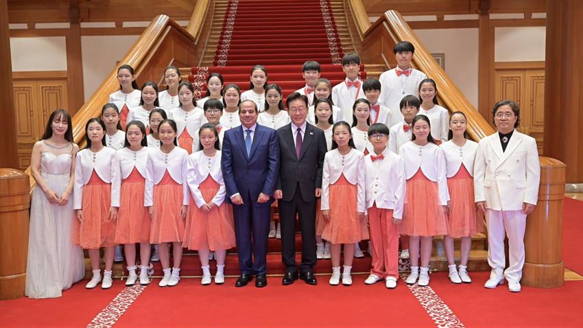 Le Président Al-Sissi rencontre le Président Lee Jae Myung au siège de la Présidence coréenne