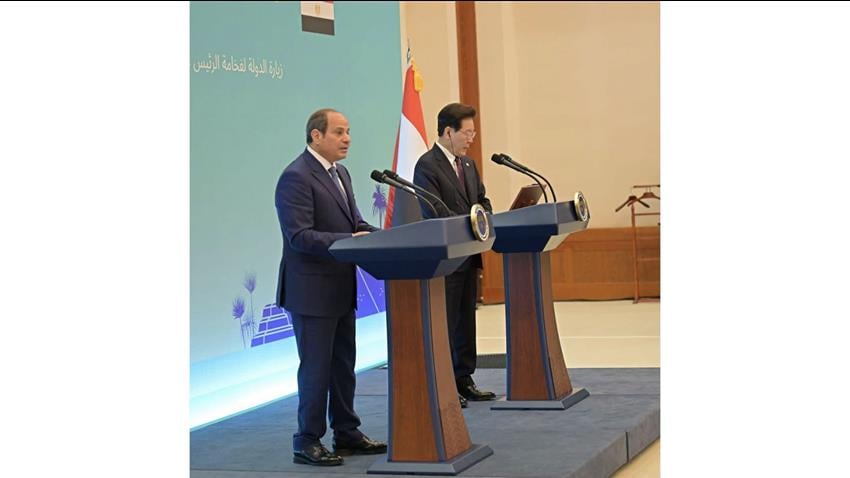 Le Président Al-Sissi rencontre le Président Lee Jae Myung au siège de la Présidence coréenne