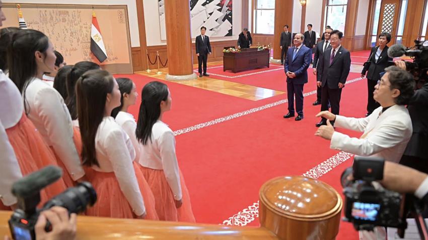 Le Président Al-Sissi rencontre le Président Lee Jae Myung au siège de la Présidence coréenne