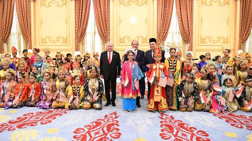 Le Président Al-Sissi rencontre le Roi Sultan Ibrahim de Malaisie, au Palais “Istana Negara”
