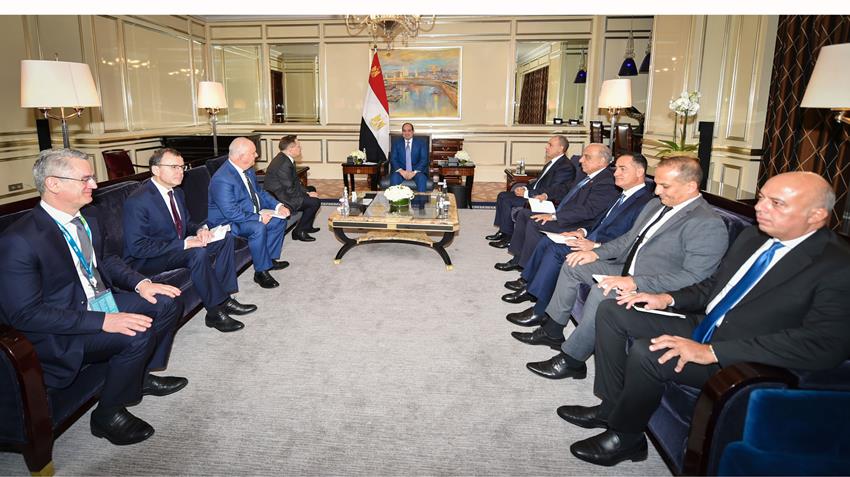 الرئيس عبد الفتاح السيسي يستقبل المدير العام للوكالة الحكومية الروسية للطاقة النووية